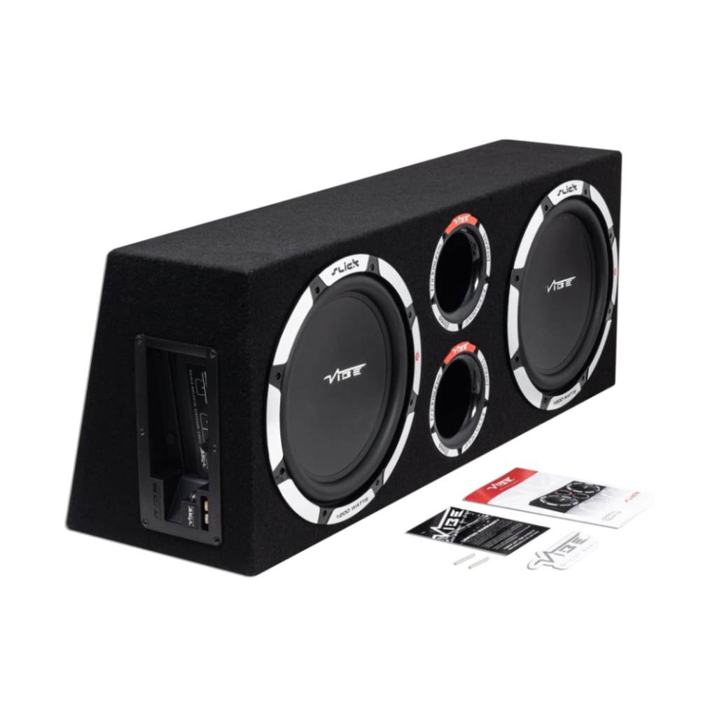 VIBE SLICK 12 Twin Passive Bass Subwoofer​ Best Bluetooth Speaker For Car