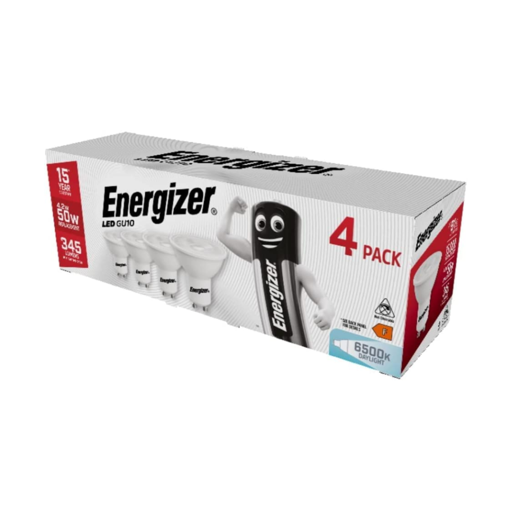 Energizer GU10 4.2W LED Bulb 4 Pack