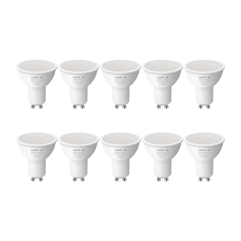 Lepro 4W GU10 LED Bulb 10 Pack