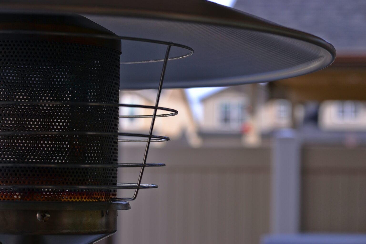 A closeup of an outdoor Infrared Heaters