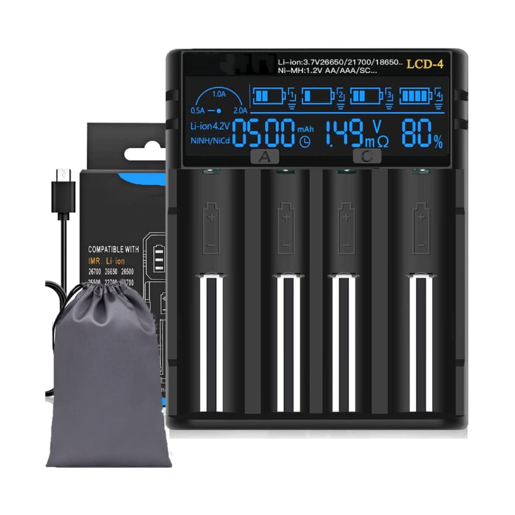 Fosmoon LCD Battery Charger