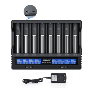 XTAR VC8 PLUS 18650 Battery Charger 8 Slot