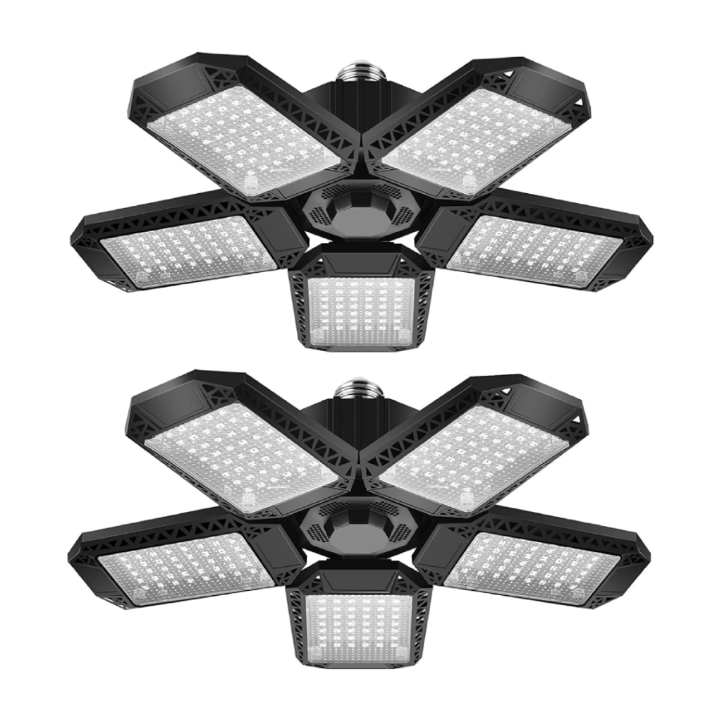 BNGGOGO 150W LED Garage Lighting (2 Pack)