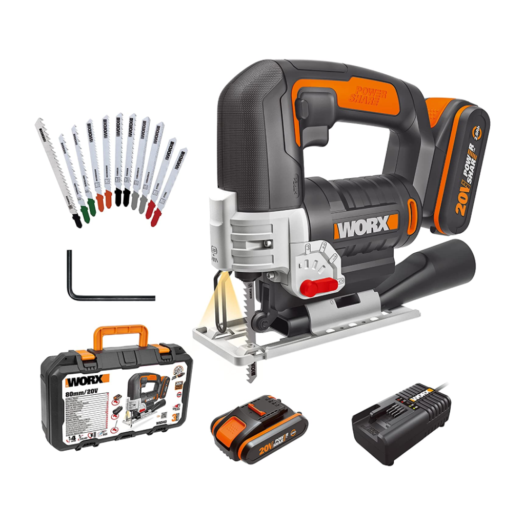 WORX 24mm Cordless Jigsaw WX543.2