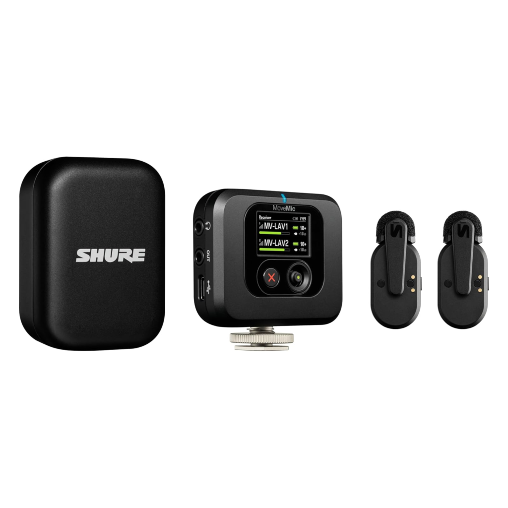 Shure MoveMic Two Kit - Pro Wireless Lavalier Microphones