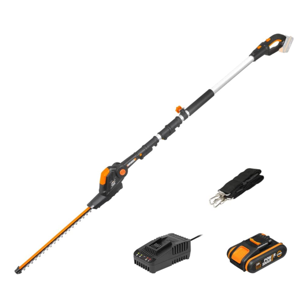 WORX WG252E Cordless Pole Hedge Trimmer