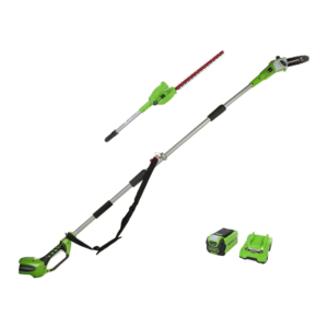 Greenworks Cordless 2-in-1 Pole Hedge Trimmer