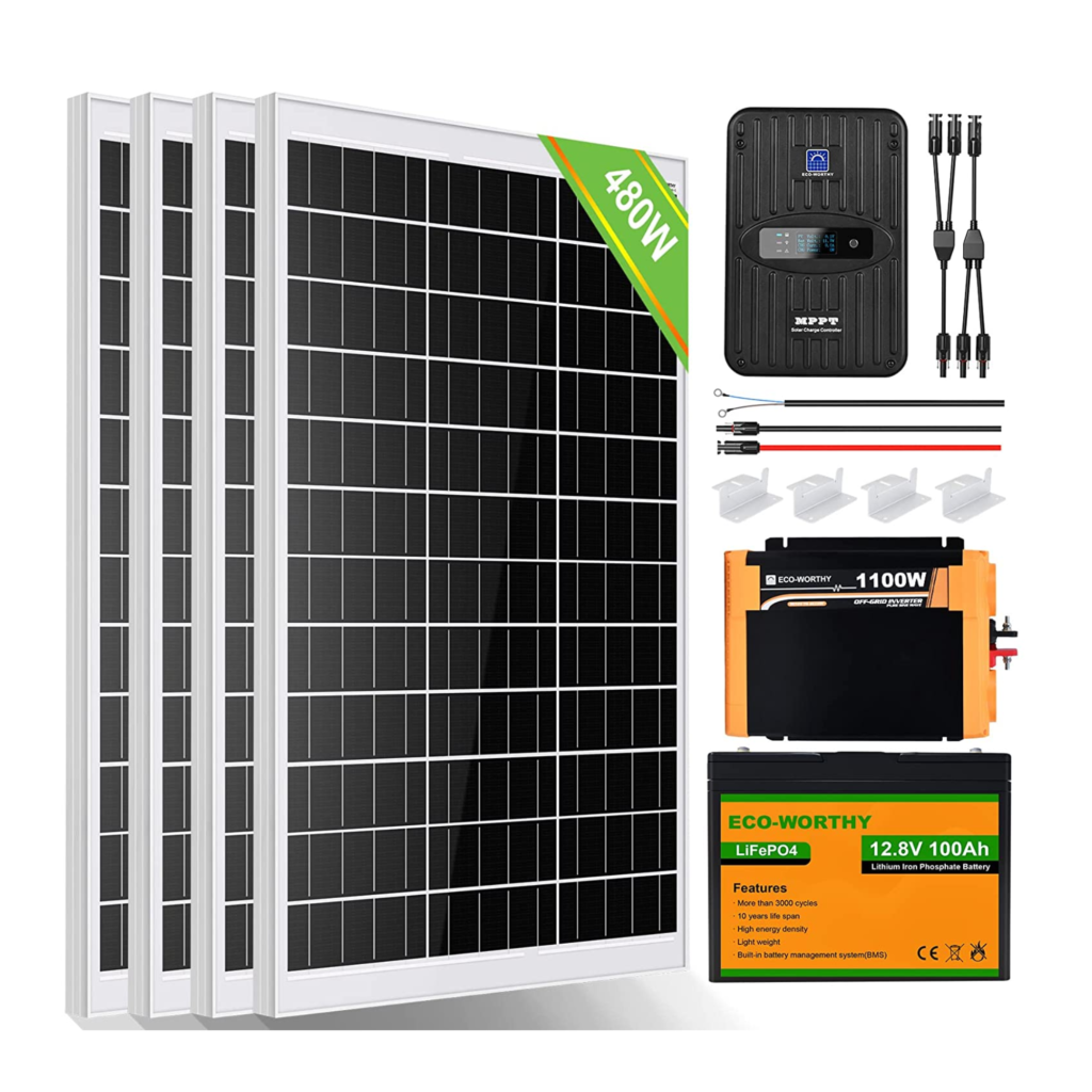 ECO-WORTHY 480W Solar Panel System