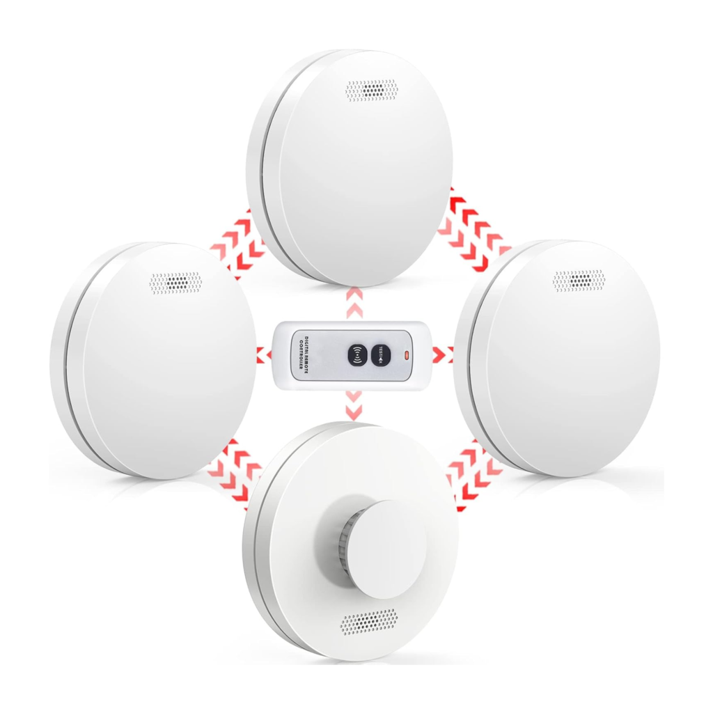 CPVAN Wireless Interlinked Smoke and Heat Alarm