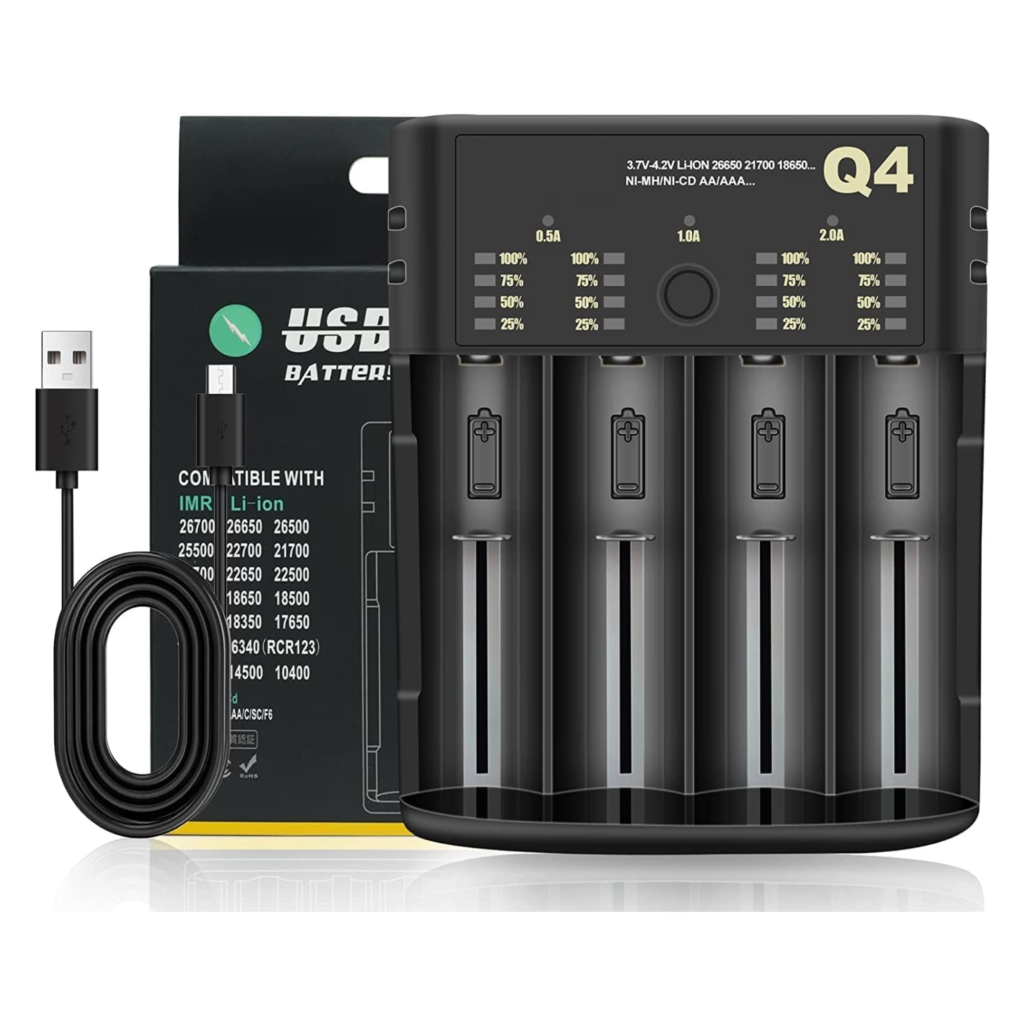 FotuYogo 18650 Battery Charger
