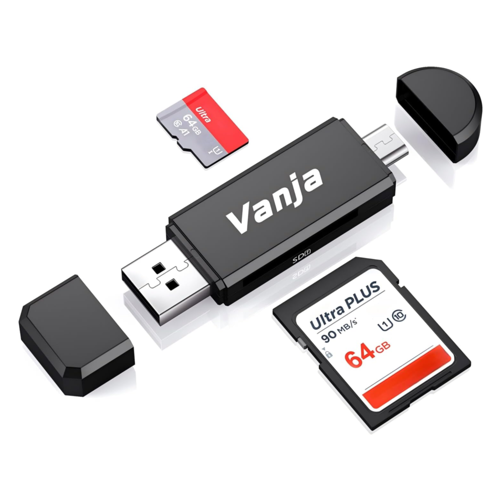 Vanja SD/Micro SD Card Reader/Adapter