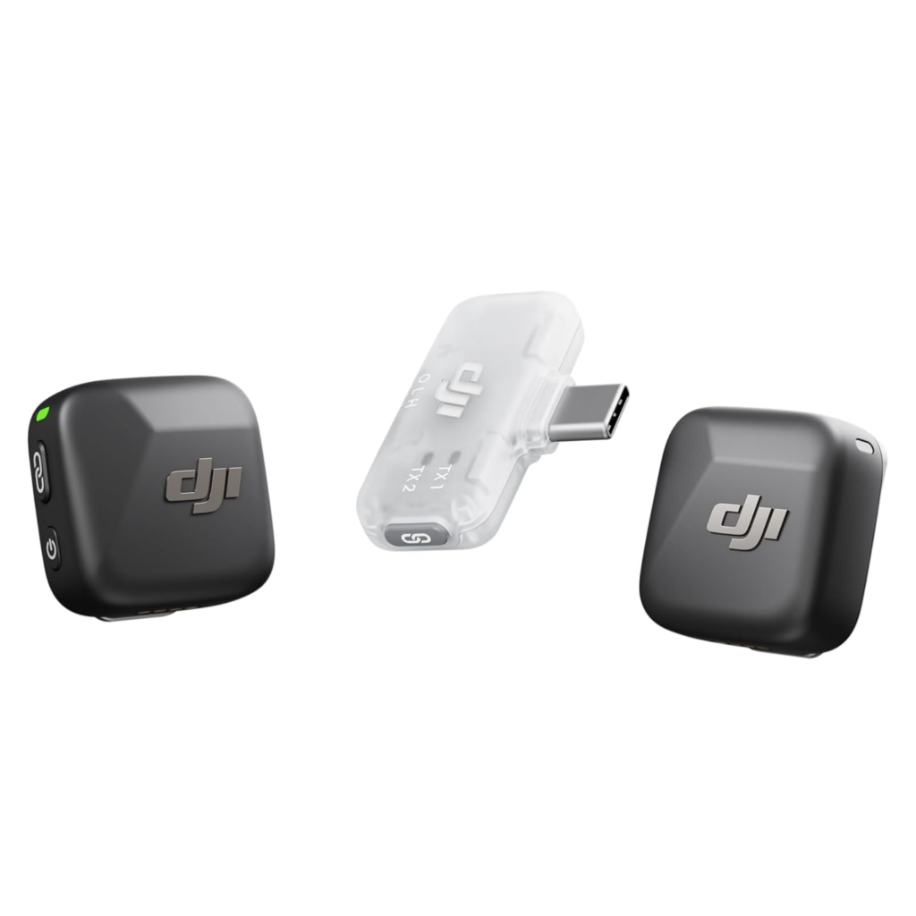 DJI Mic Mini (2 TX + 1 Mobile RX) Wireless Lavalier Microphone