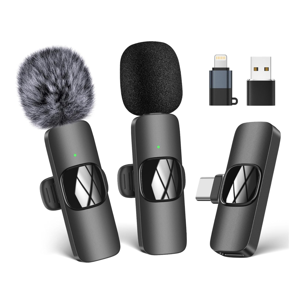 HMKCH Wireless Lavalier Microphone for iPhone