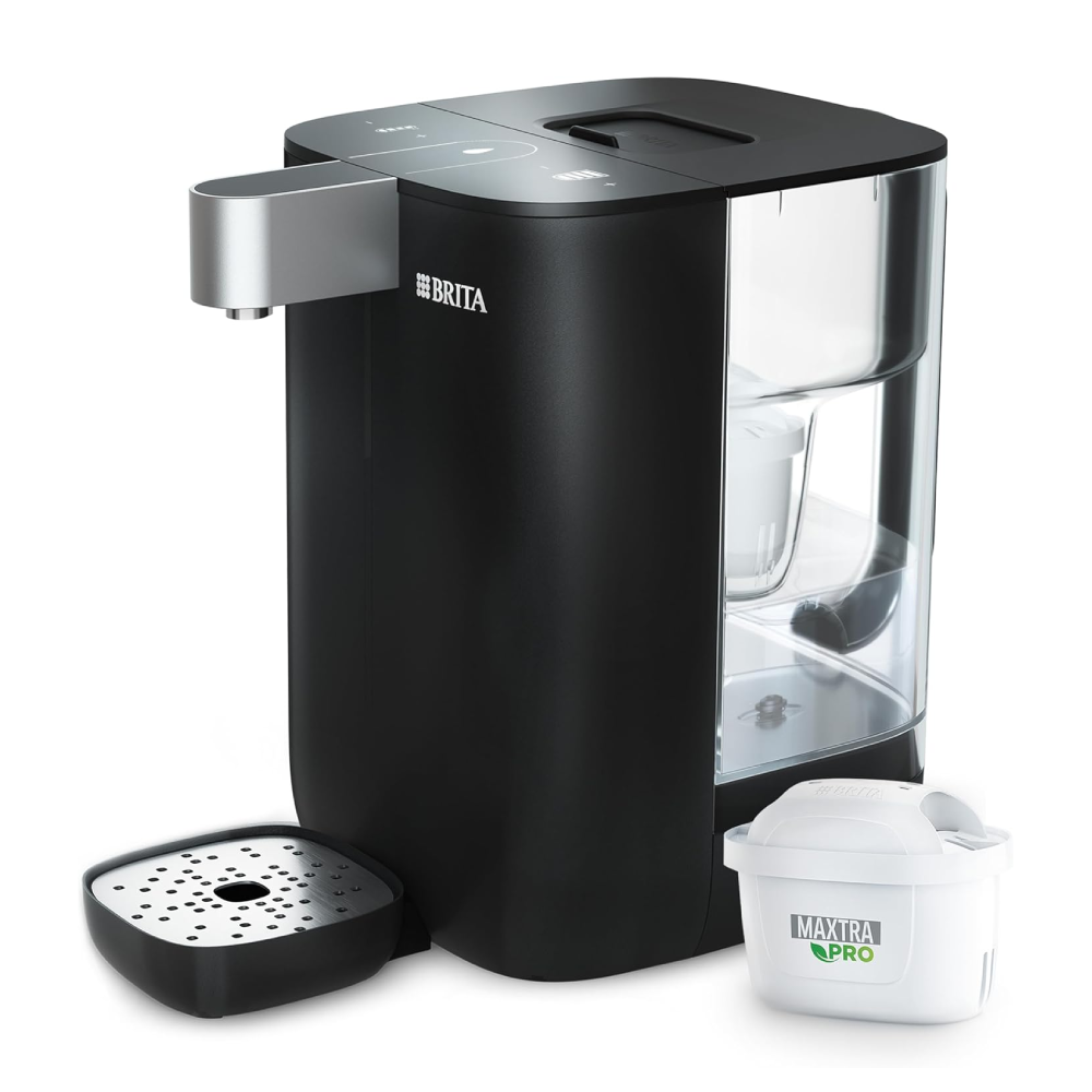 BRITA Cube Ambient & Hot Water Dispenser Black 4L