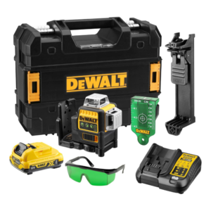 DEWALT 12V XR 3 x 360 Cross Line Green Laser