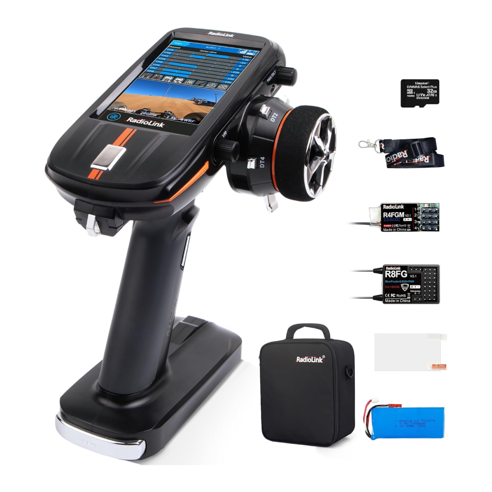 Radiolink RC8X 8CH RC Transmitter & V2.2 Gyro Receivers