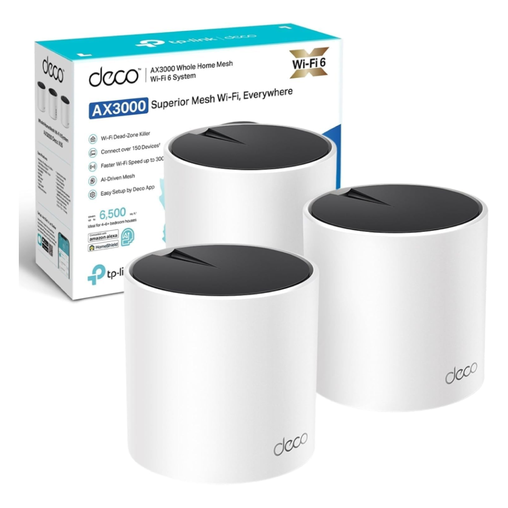 TP-Link Deco X55(3-pack) Mesh WiFi 6 System