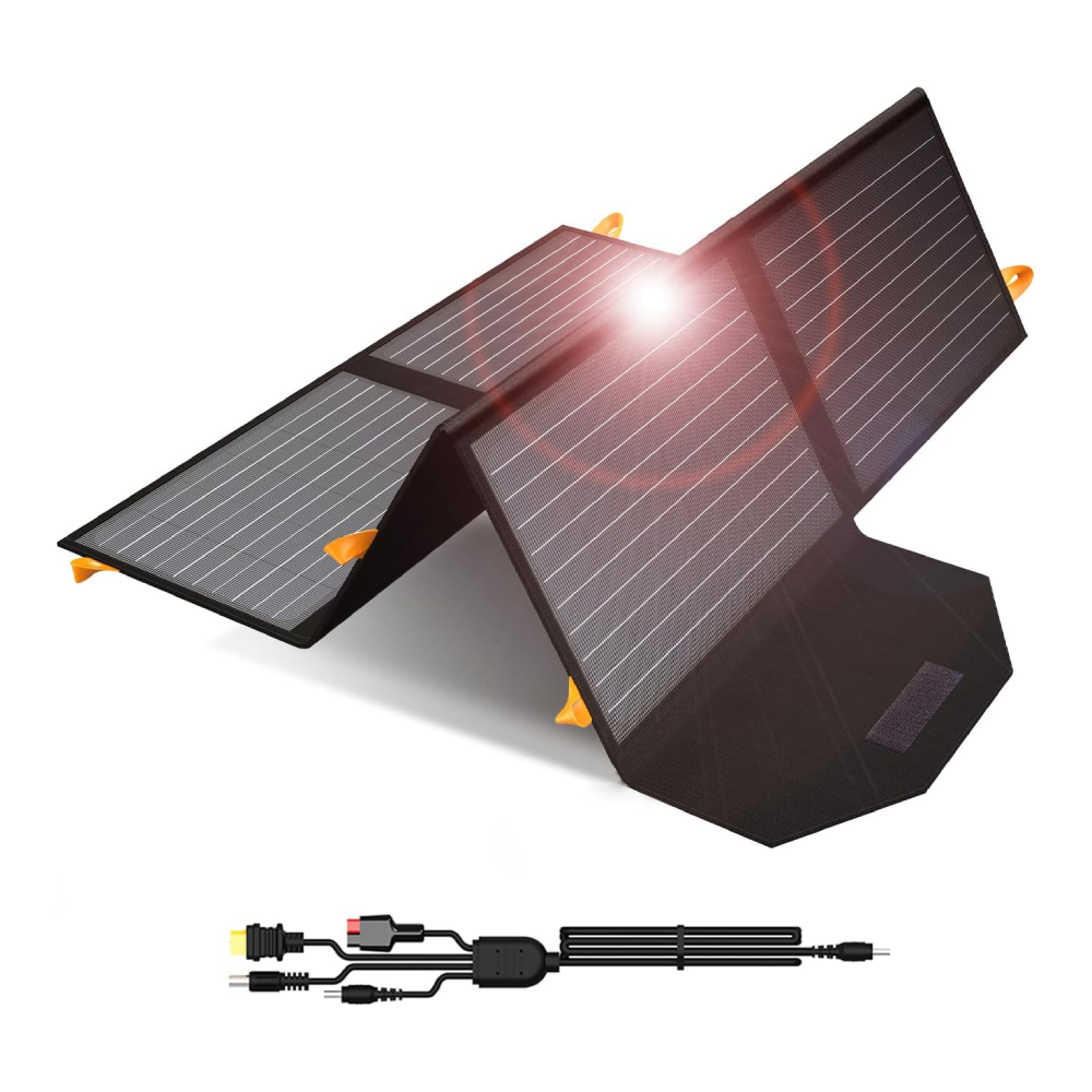 FlexSolar 60W Foldable Solar Panel Kit