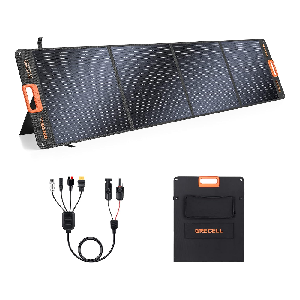 GRECELL 200W Portable Solar Panel for Power Station