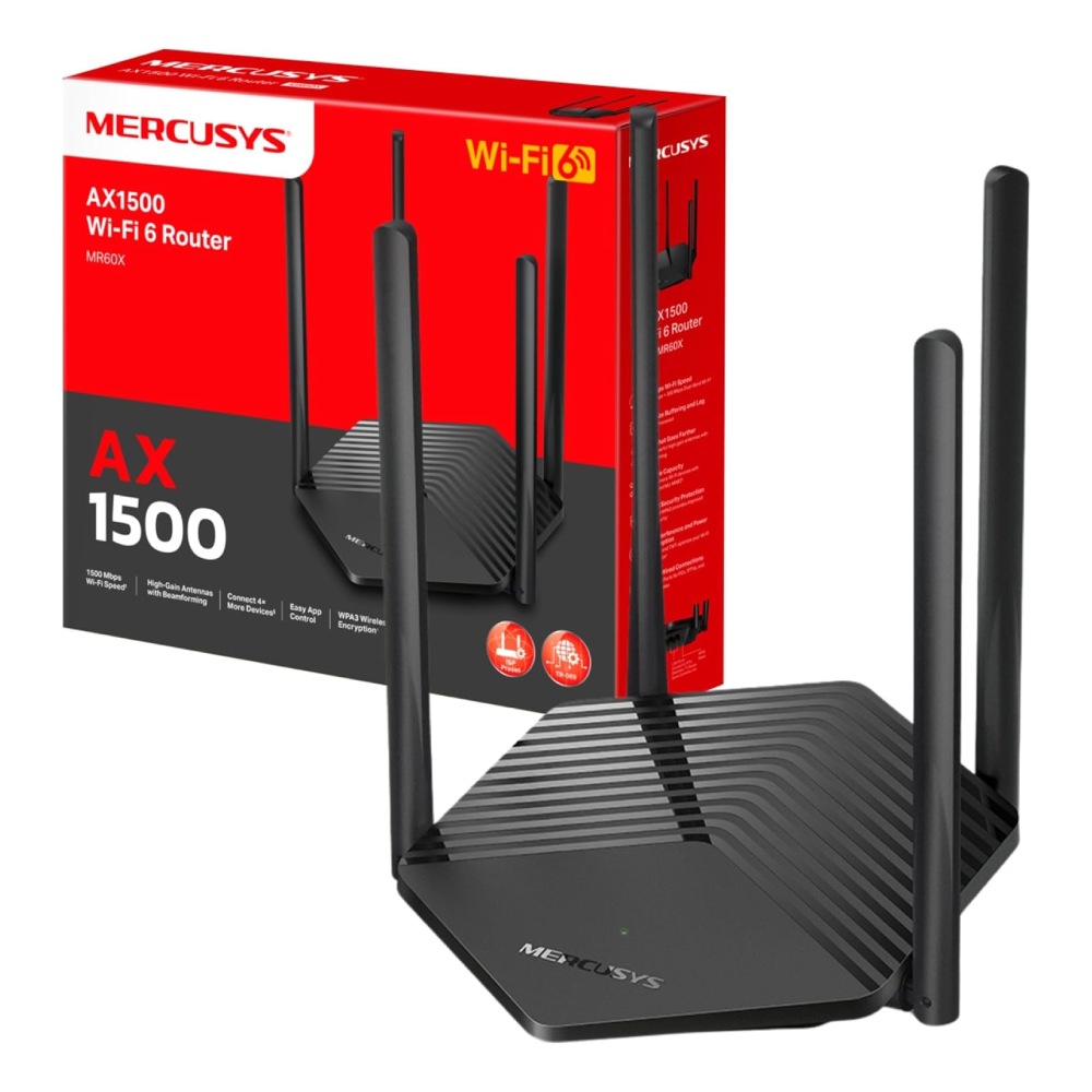 MERCUSYS MR60X Dual Band Router WiFi 6