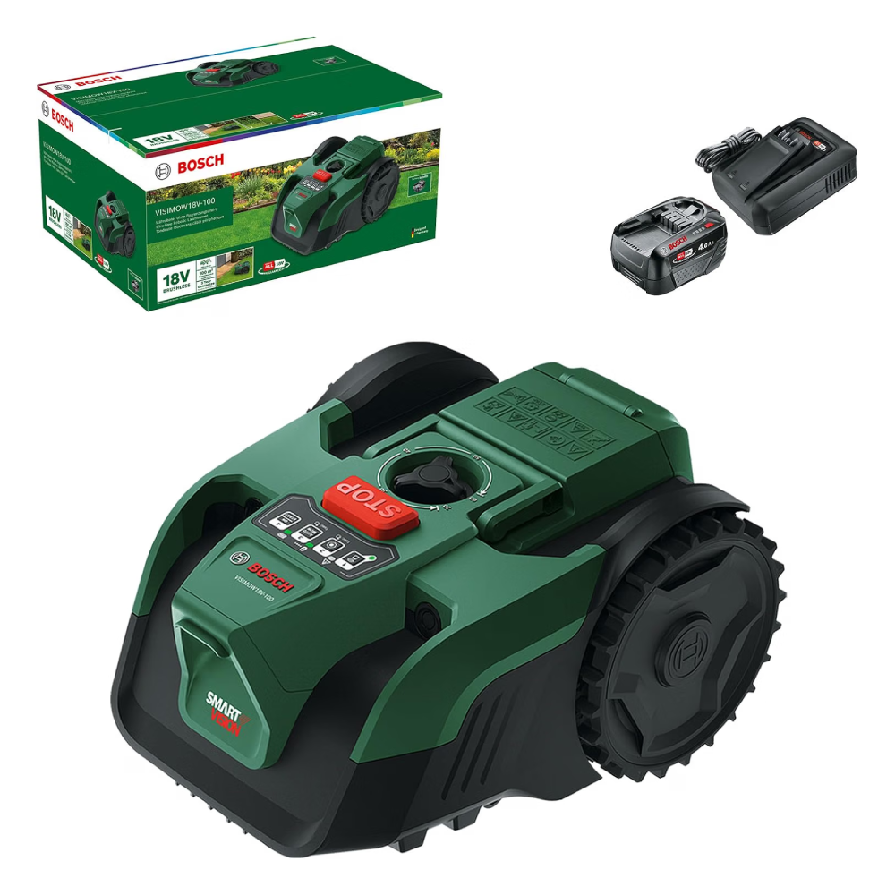 Bosch Cordless Robot Lawn Mower VISIMOW18V-100
